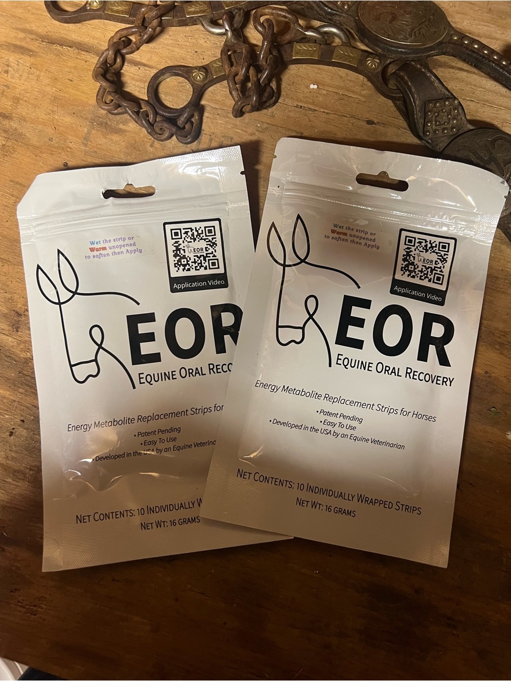 EOR- Equine Oral Recovery Electrolyte Strips